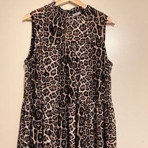 Leopard Dress Size L